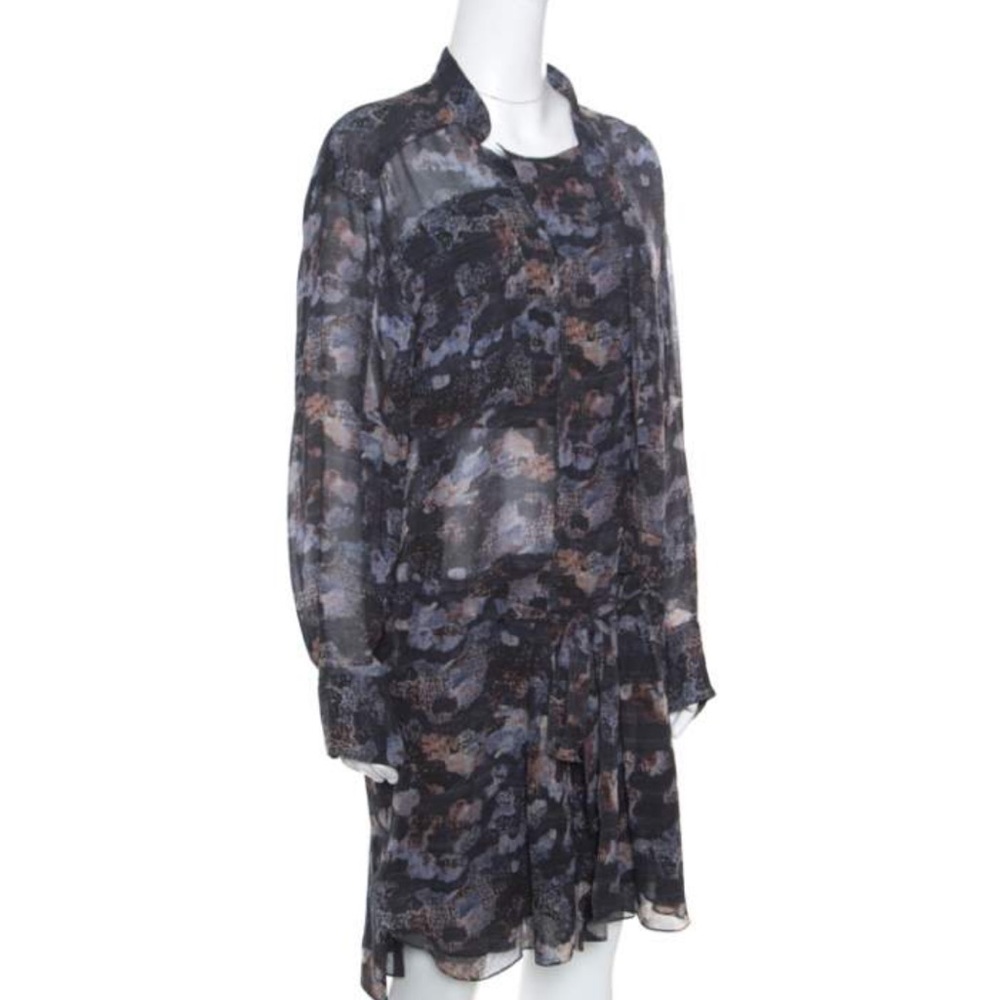 RARE Isabel Marant silk belted dress size 38